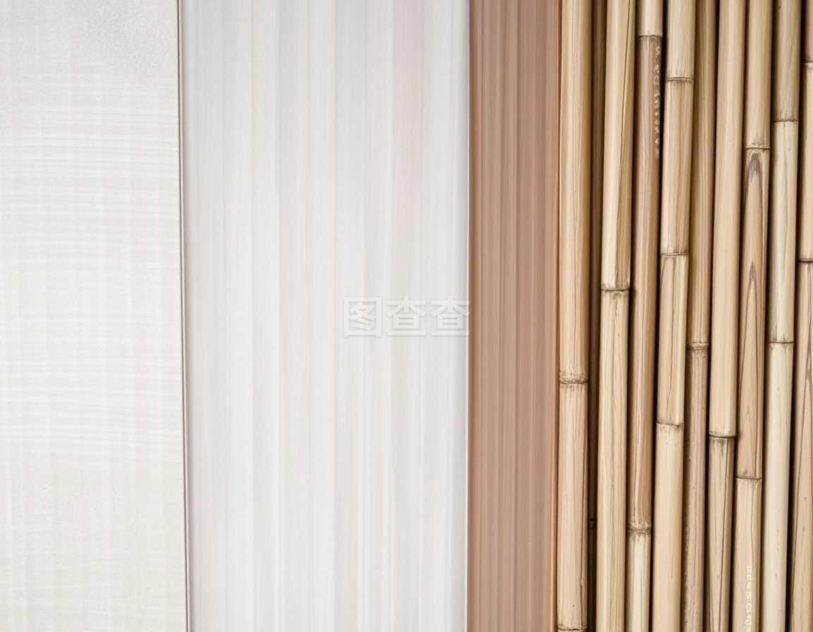 竹墙纹理 自然美学与现代装饰材料的完美融合