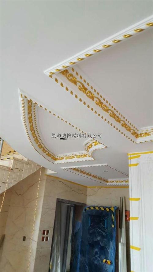 金色石膏产品与石膏线模具 装潢艺术的奢华之选